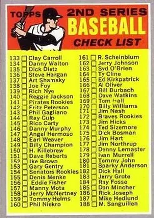 1970 Topps #128 Card #128