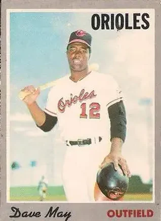 1970 O-Pee-Chee #81 Dave May