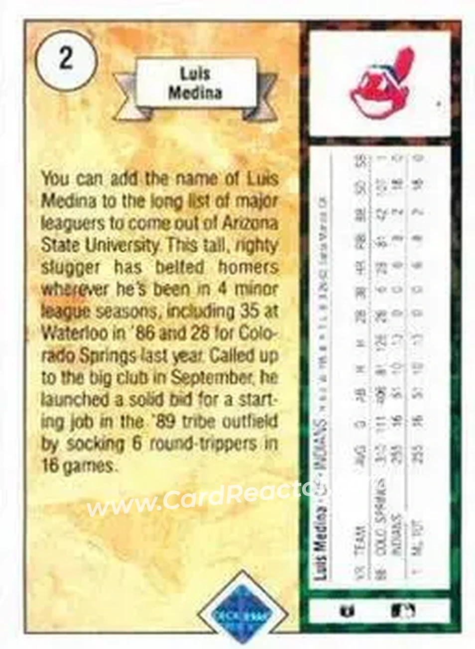 Back of Luis Medina