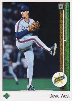 1989 Upper Deck #7 - David West - New York Mets