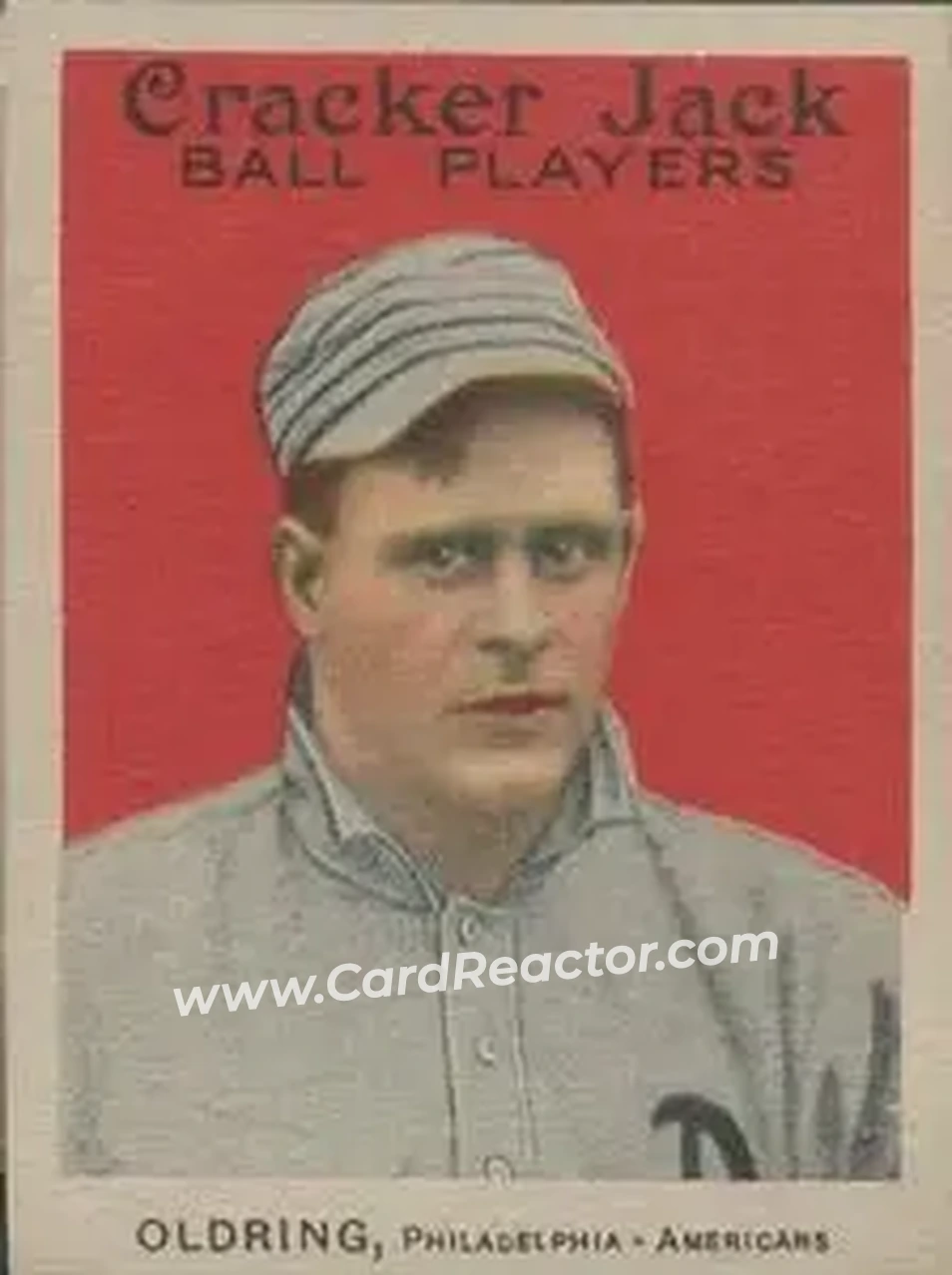 1914 Cracker Jack (E145) #8 Rube Oldring