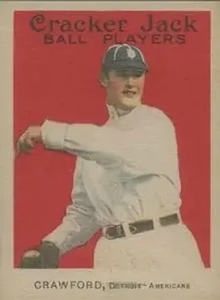 1914 Cracker Jack (E145) #14 Sam Crawford