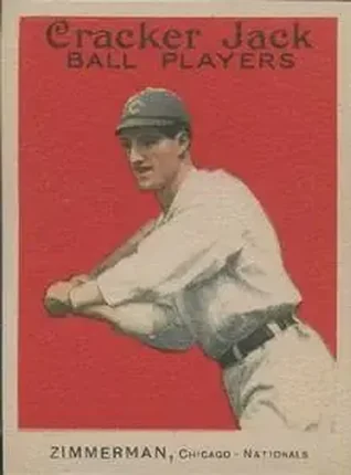 1914 Cracker Jack (E145) #21 Heinie Zimmerman