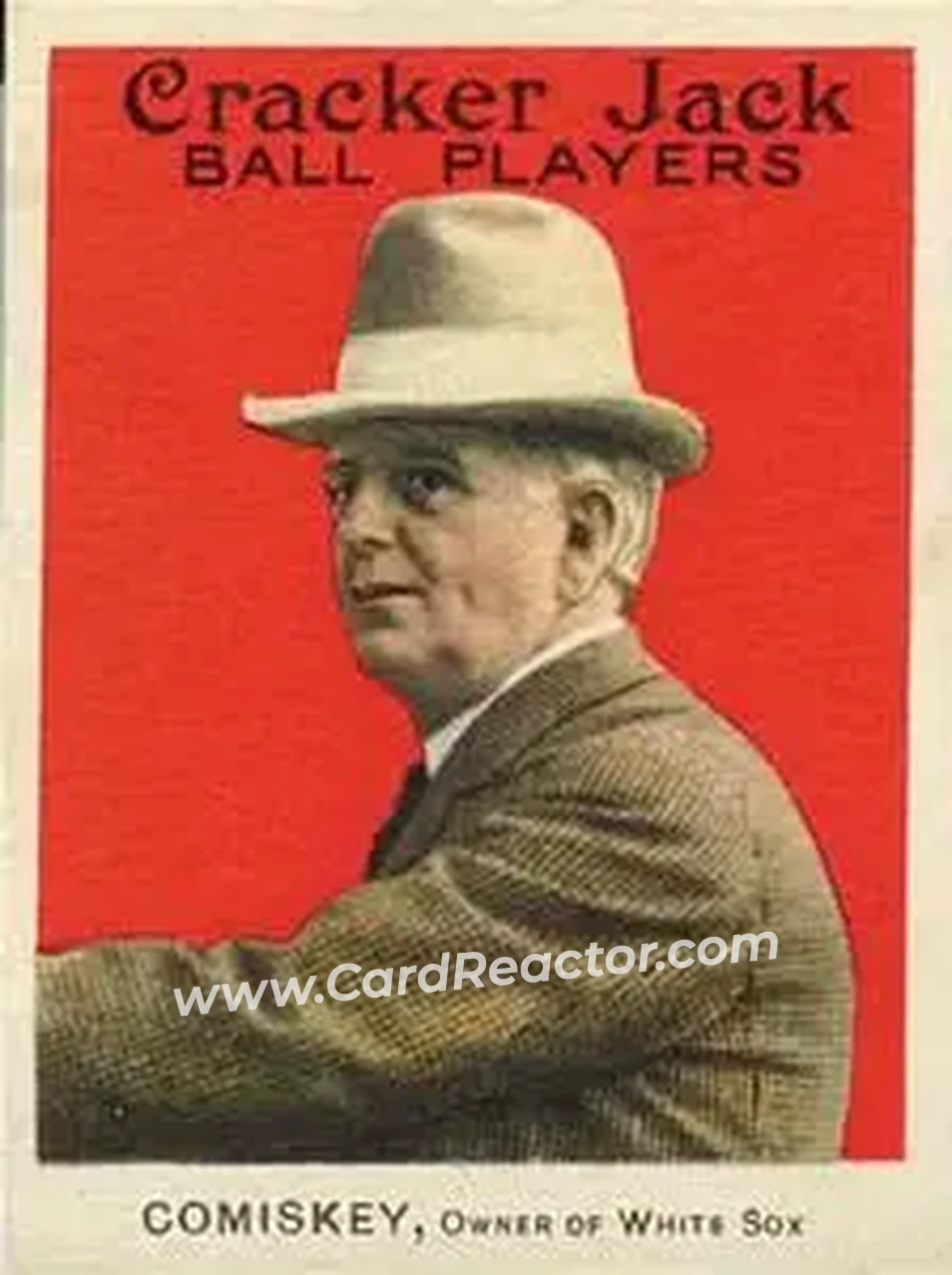 1914 Cracker Jack (E145) #23 Charles Comiskey