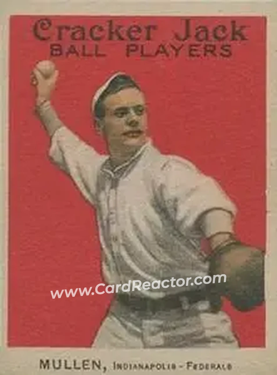 1914 Cracker Jack (E145) #24 George Mullin