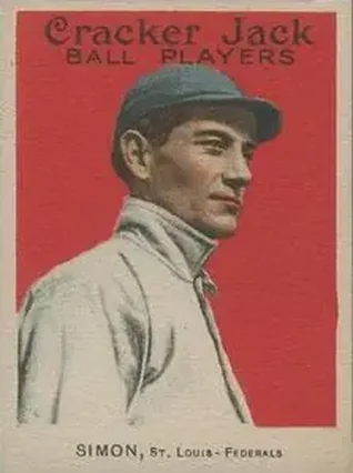 1914 Cracker Jack (E145) #25 Michael Simon