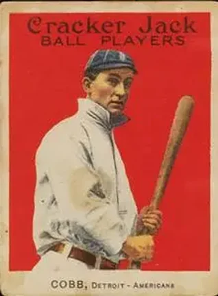 1914 Cracker Jack (E145) #30 Ty Cobb