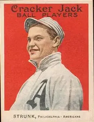 1914 Cracker Jack (E145) #33 Amos Strunk