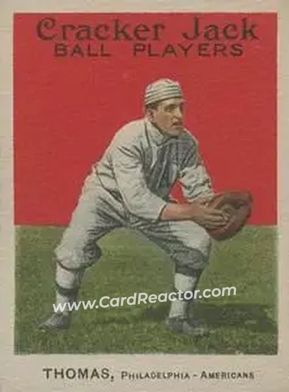1914 Cracker Jack (E145) #34 Ira Thomas