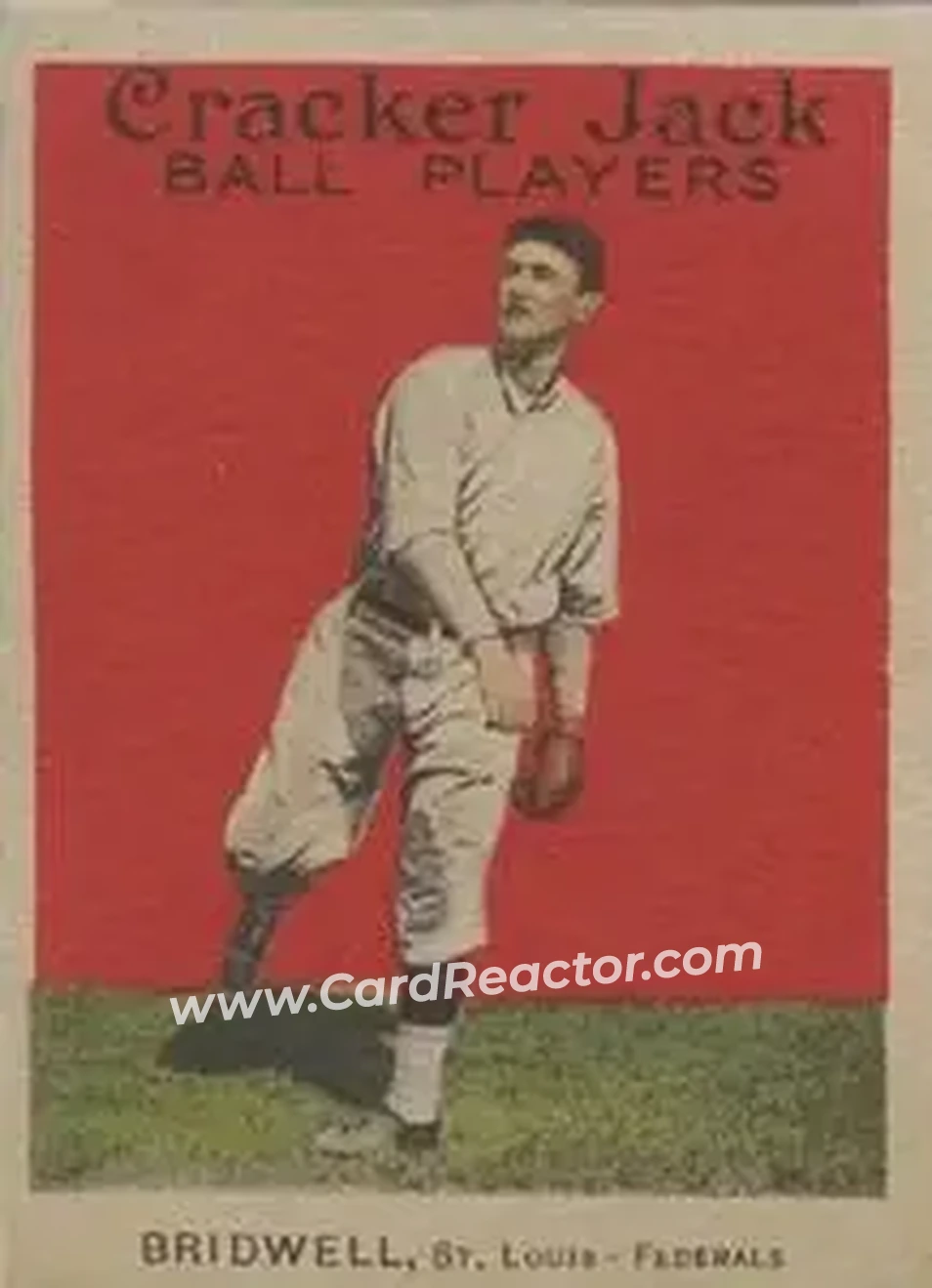 1914 Cracker Jack (E145) #42 Al Bridwell