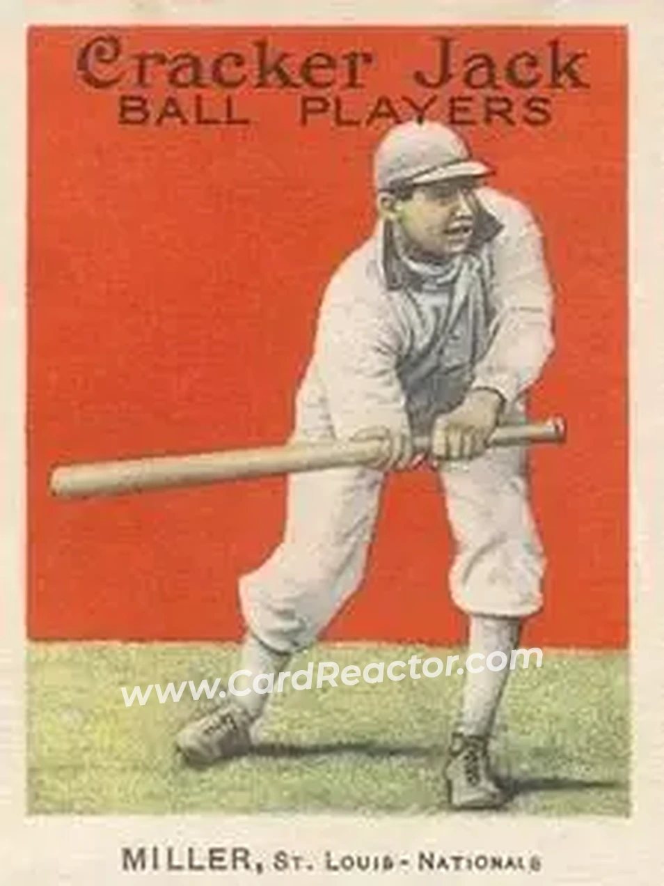 1914 Cracker Jack (E145) #49 Dots Miller