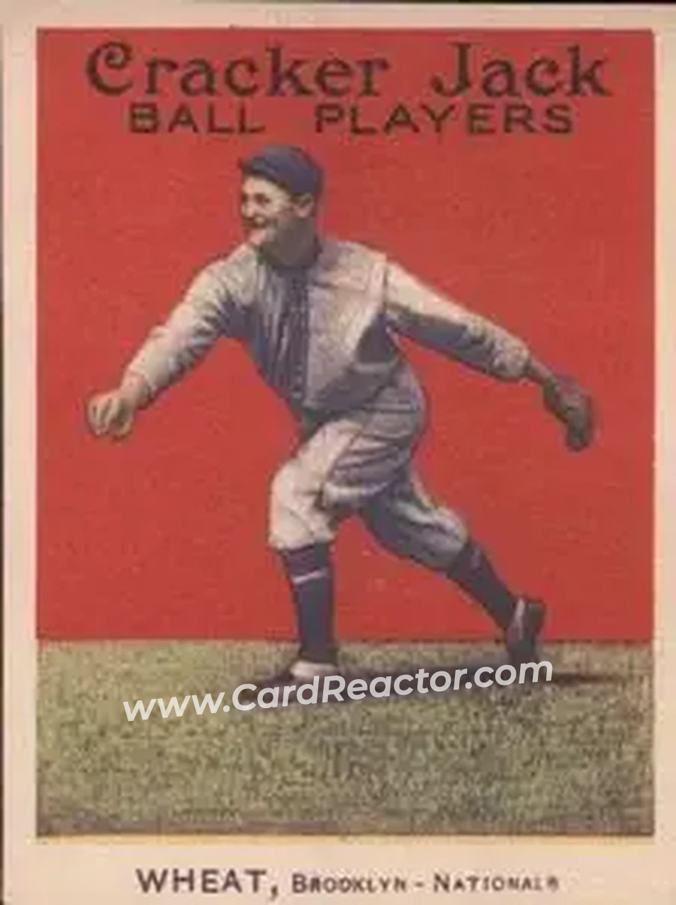 1914 Cracker Jack (E145) #52 Zack Wheat