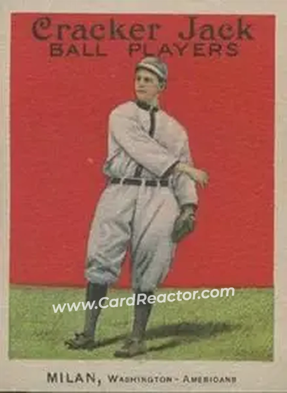 1914 Cracker Jack (E145) #56 Clyde Milan