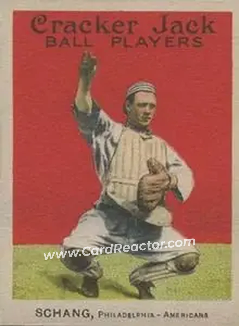 1914 Cracker Jack (E145) #58 Wally Schang