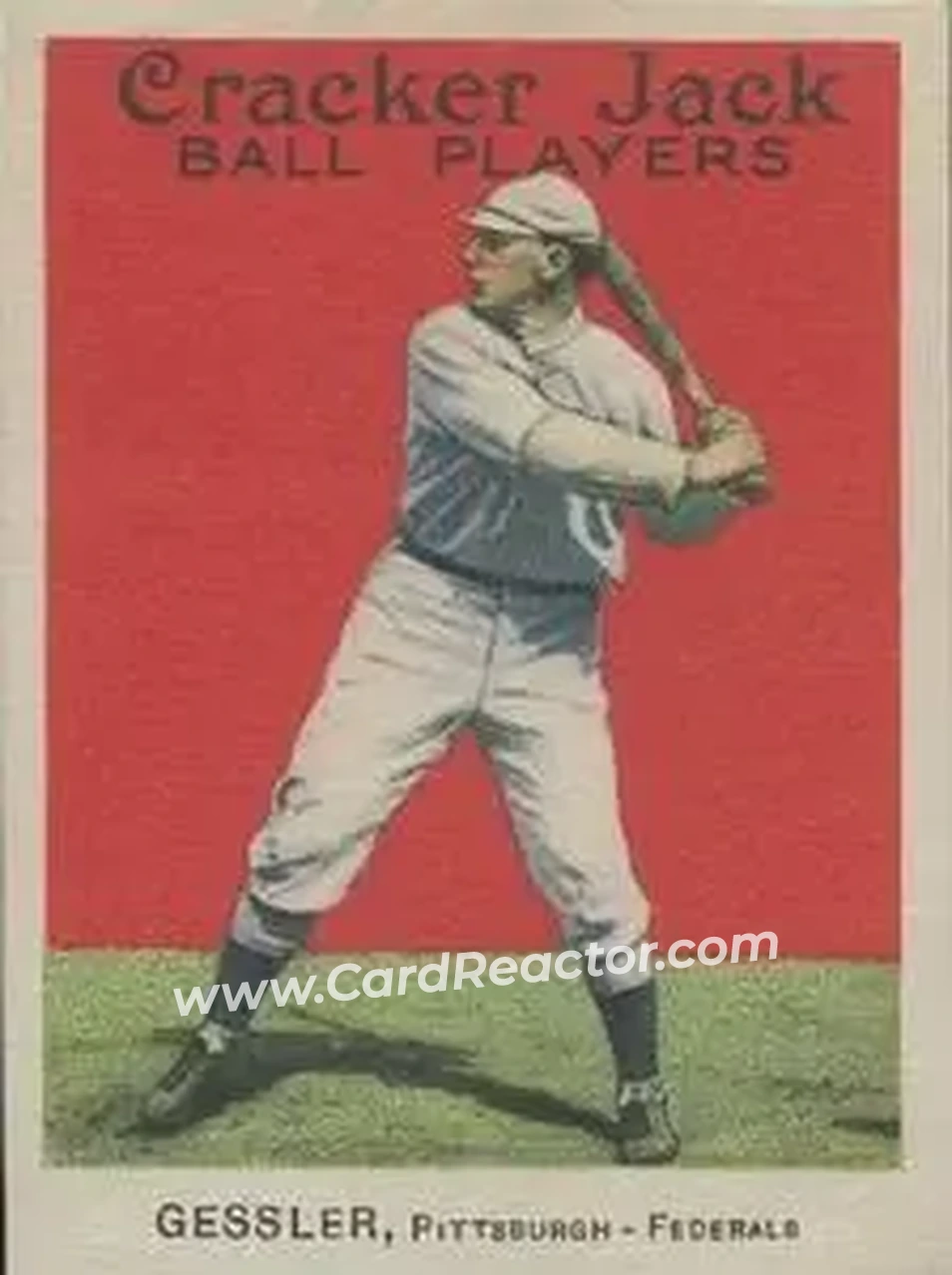 1914 Cracker Jack (E145) #59 Harry Gessler