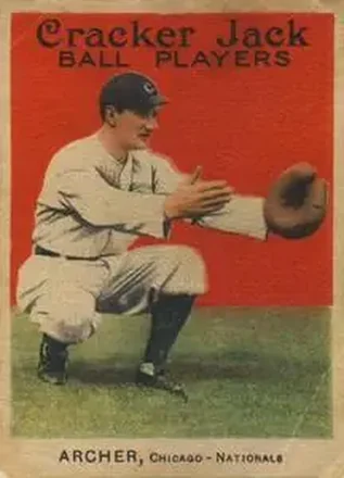 1914 Cracker Jack (E145) #64 Jimmy Archer