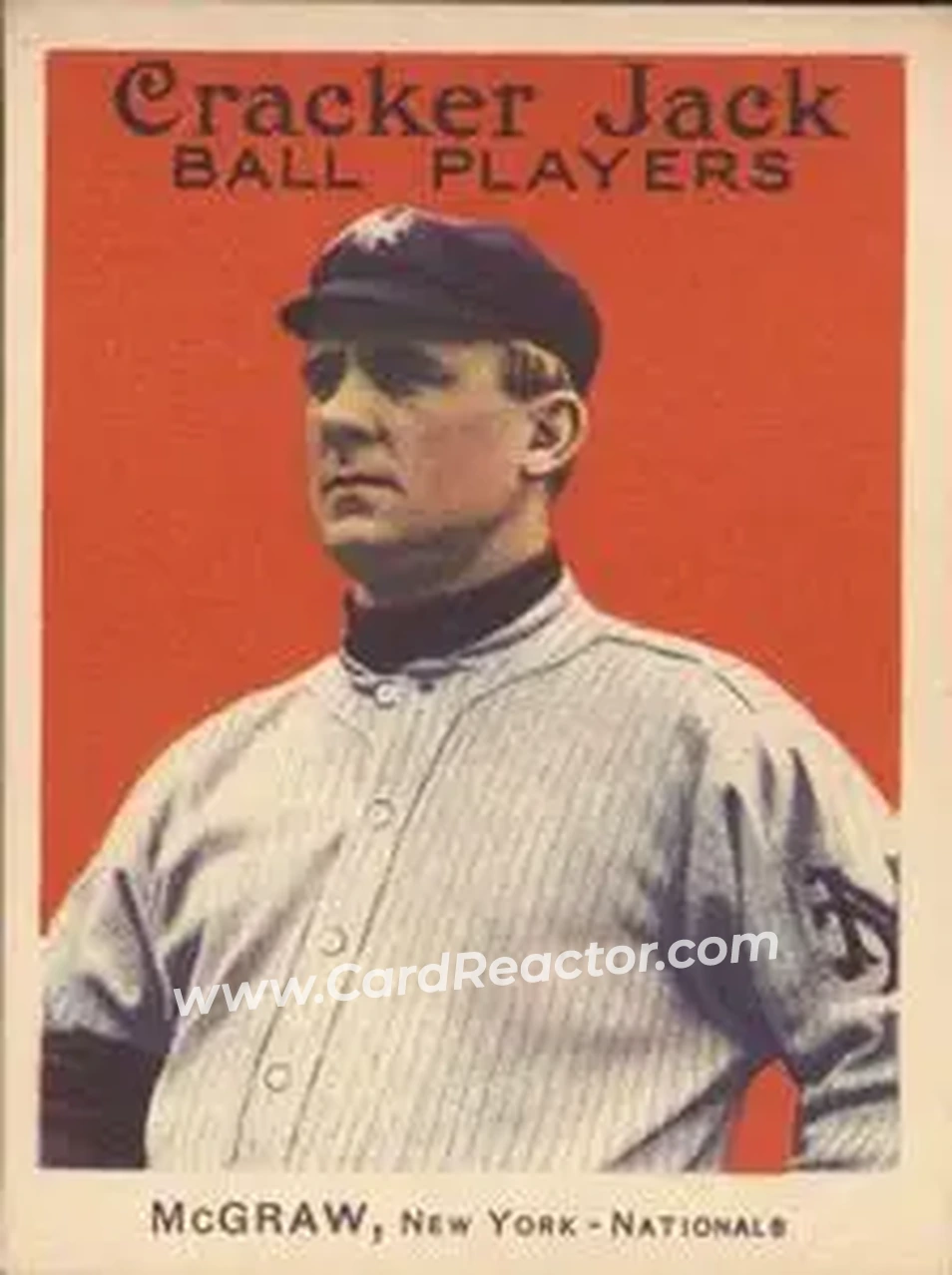 1914 Cracker Jack (E145) #69 John McGraw