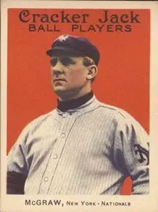 1914 Cracker Jack (E145) #69 John McGraw