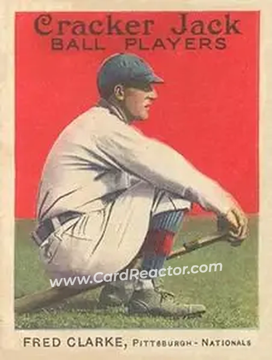 1914 Cracker Jack (E145) #70 Fred Clarke