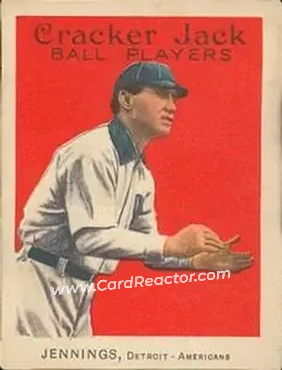 1914 Cracker Jack (E145) #77 Hughie Jennings
