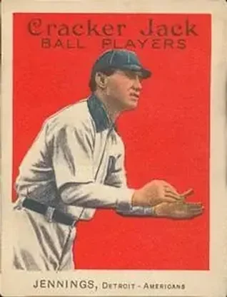 1914 Cracker Jack (E145) #77 Hughie Jennings