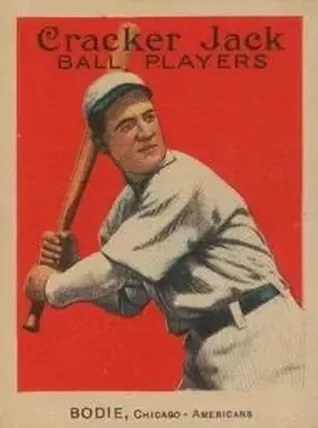 1914 Cracker Jack (E145) #79 Ping Bodie