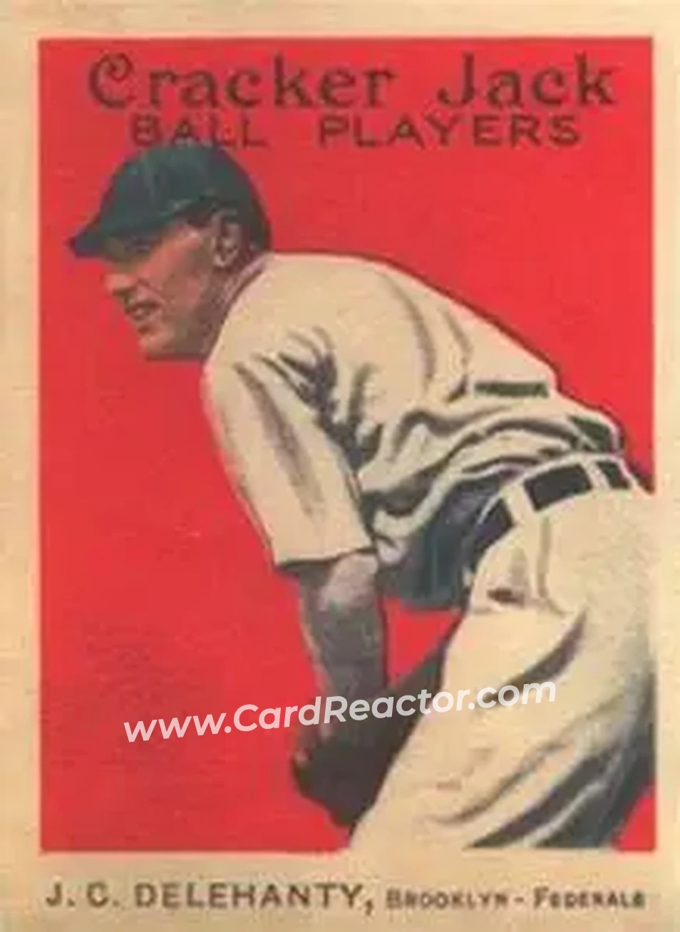 1914 Cracker Jack (E145) #81 Jim Delahanty