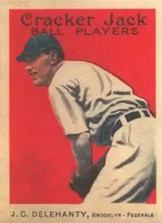 1914 Cracker Jack (E145) #81 Jim Delahanty