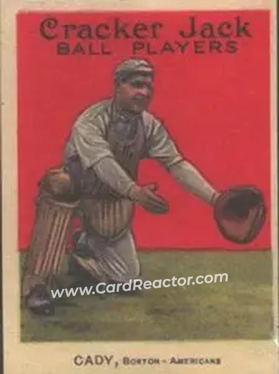 1914 Cracker Jack (E145) #87 Hick Cady