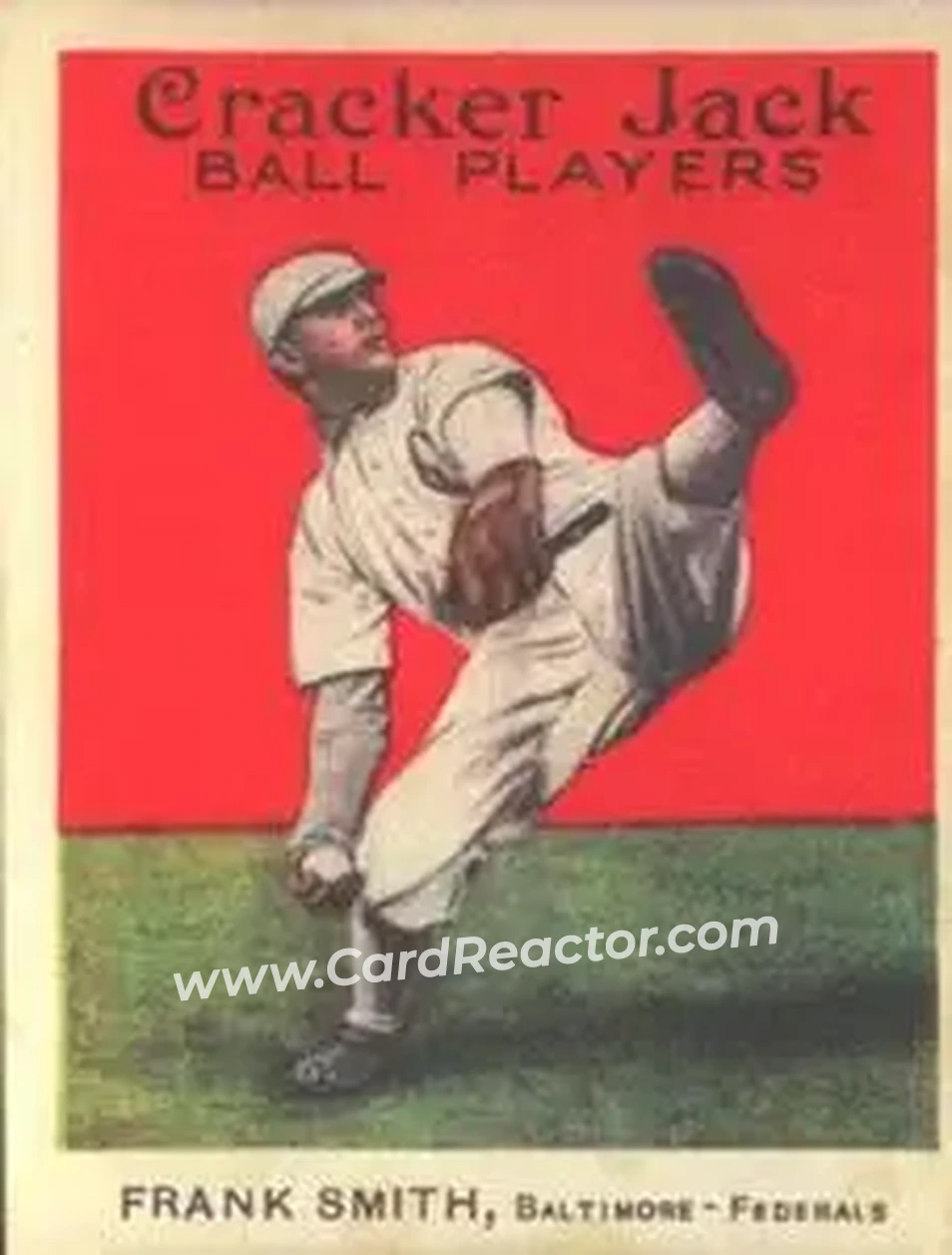 1914 Cracker Jack (E145) #90 Frank Smith