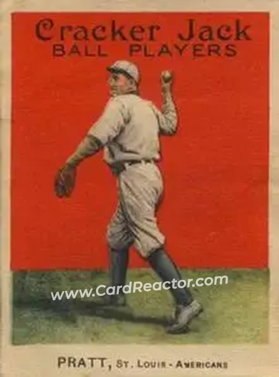 1914 Cracker Jack (E145) #93 Del Pratt