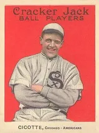 1914 Cracker Jack (E145) #94 Eddie Cicotte