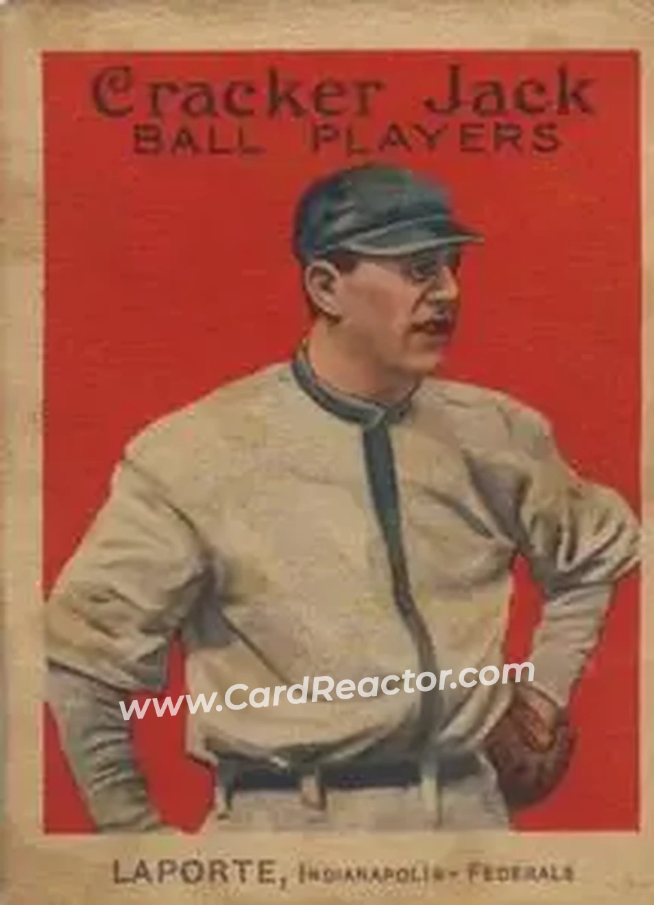 1914 Cracker Jack (E145) #98 Frank LaPorte