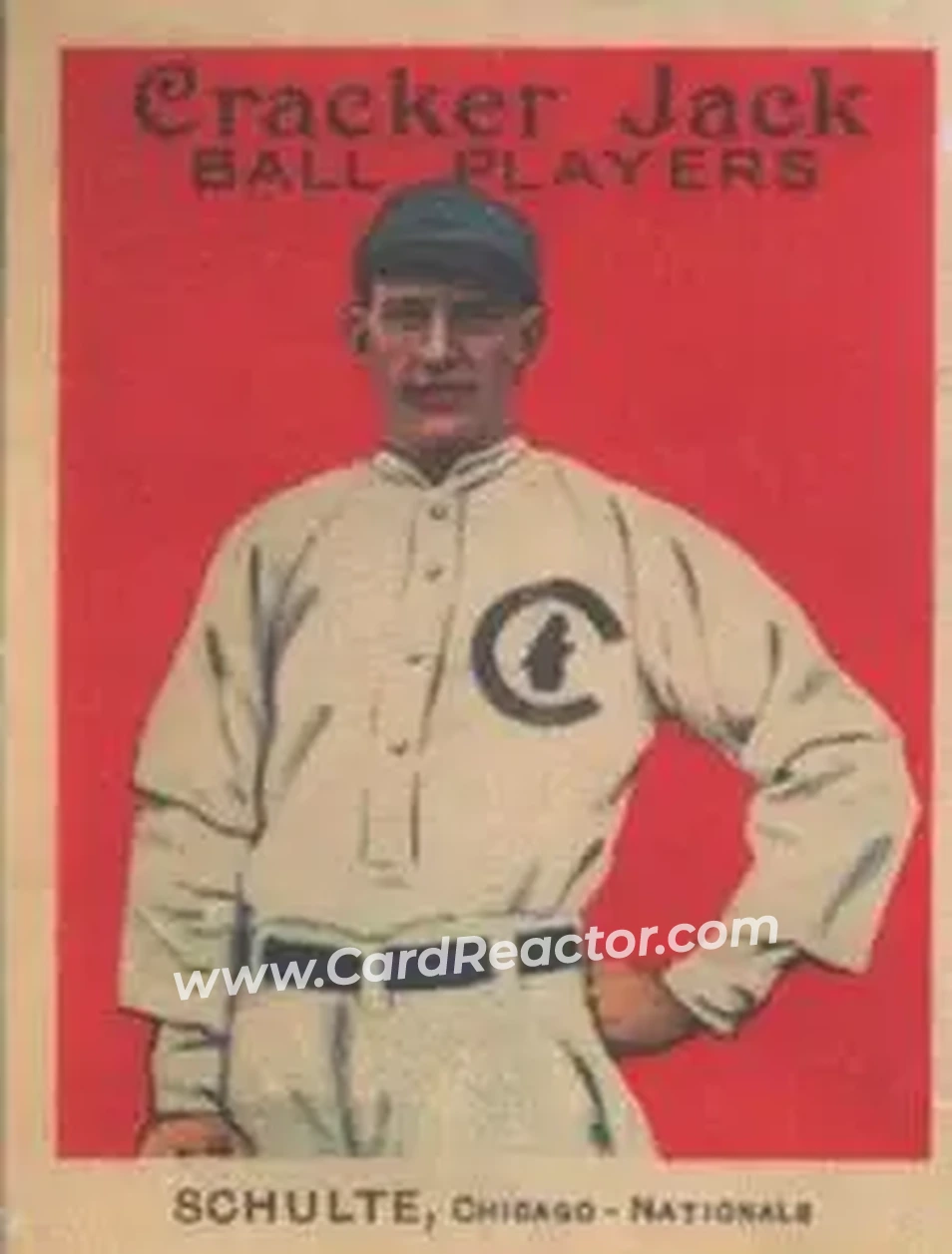 1914 Cracker Jack (E145) #101 Frank Schulte