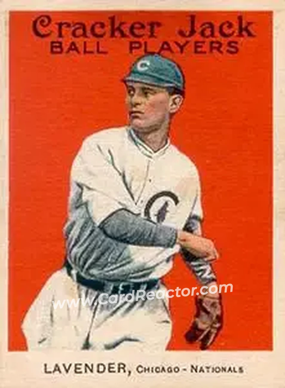 1914 Cracker Jack (E145) #105 Jimmy Lavender