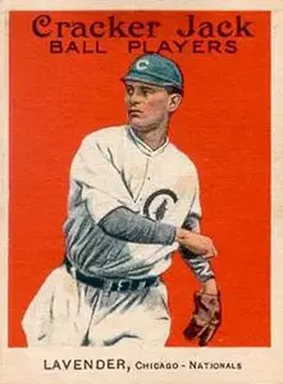 1914 Cracker Jack (E145) #105 Jimmy Lavender