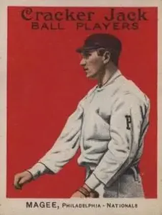 1914 Cracker Jack (E145) #108 Sherry Magee