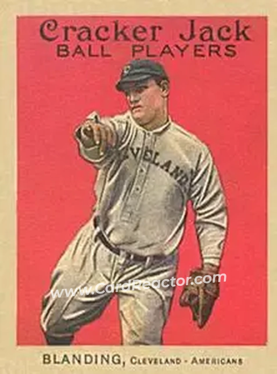 1914 Cracker Jack (E145) #109 Fred Blanding