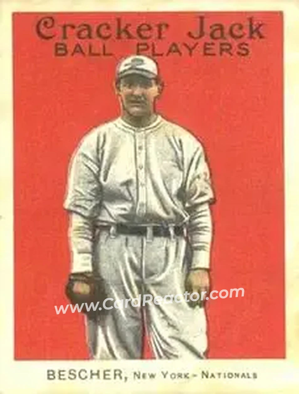 1914 Cracker Jack (E145) #110 Bob Bescher