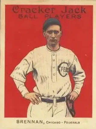 1914 Cracker Jack (E145) #115 Addison Brennan
