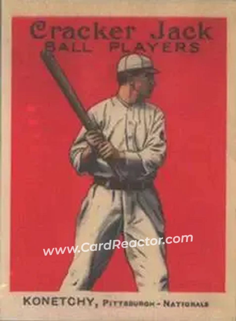 1914 Cracker Jack (E145) #118 Ed Konetchy