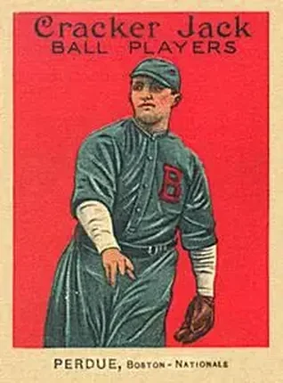 1914 Cracker Jack (E145) #121 Hub Perdue