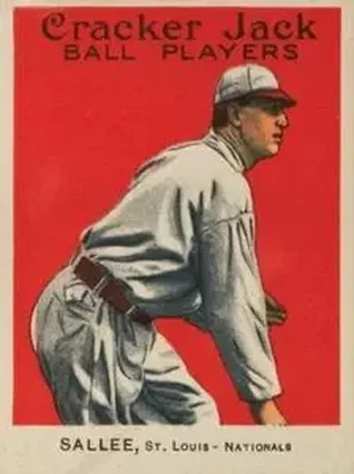 1914 Cracker Jack (E145) #123 Slim Sallee