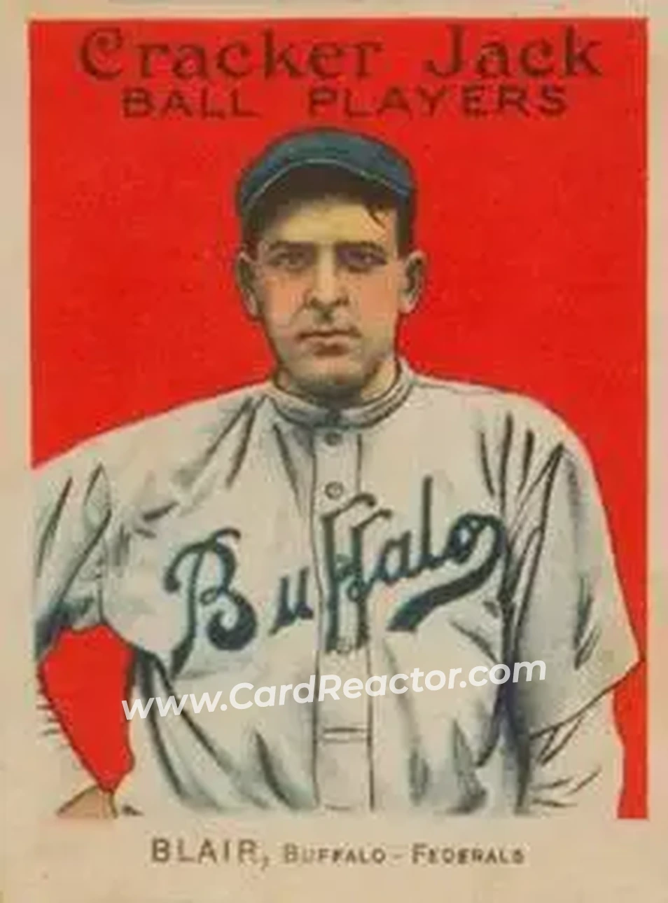 1914 Cracker Jack (E145) #126 Walter Blair