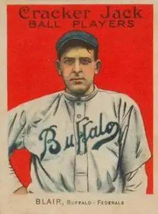 1914 Cracker Jack (E145) #126 Walter Blair
