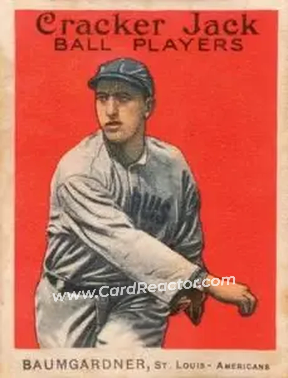 1914 Cracker Jack (E145) #131 George Baumgardner