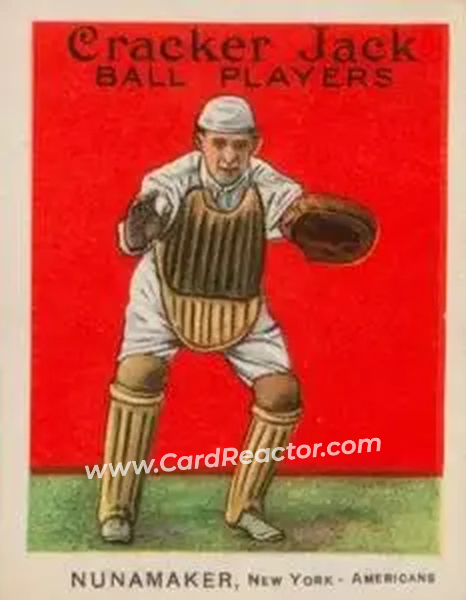 1914 Cracker Jack (E145) #132 Les Nunamaker