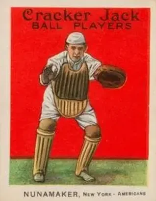 1914 Cracker Jack (E145) #132 Les Nunamaker