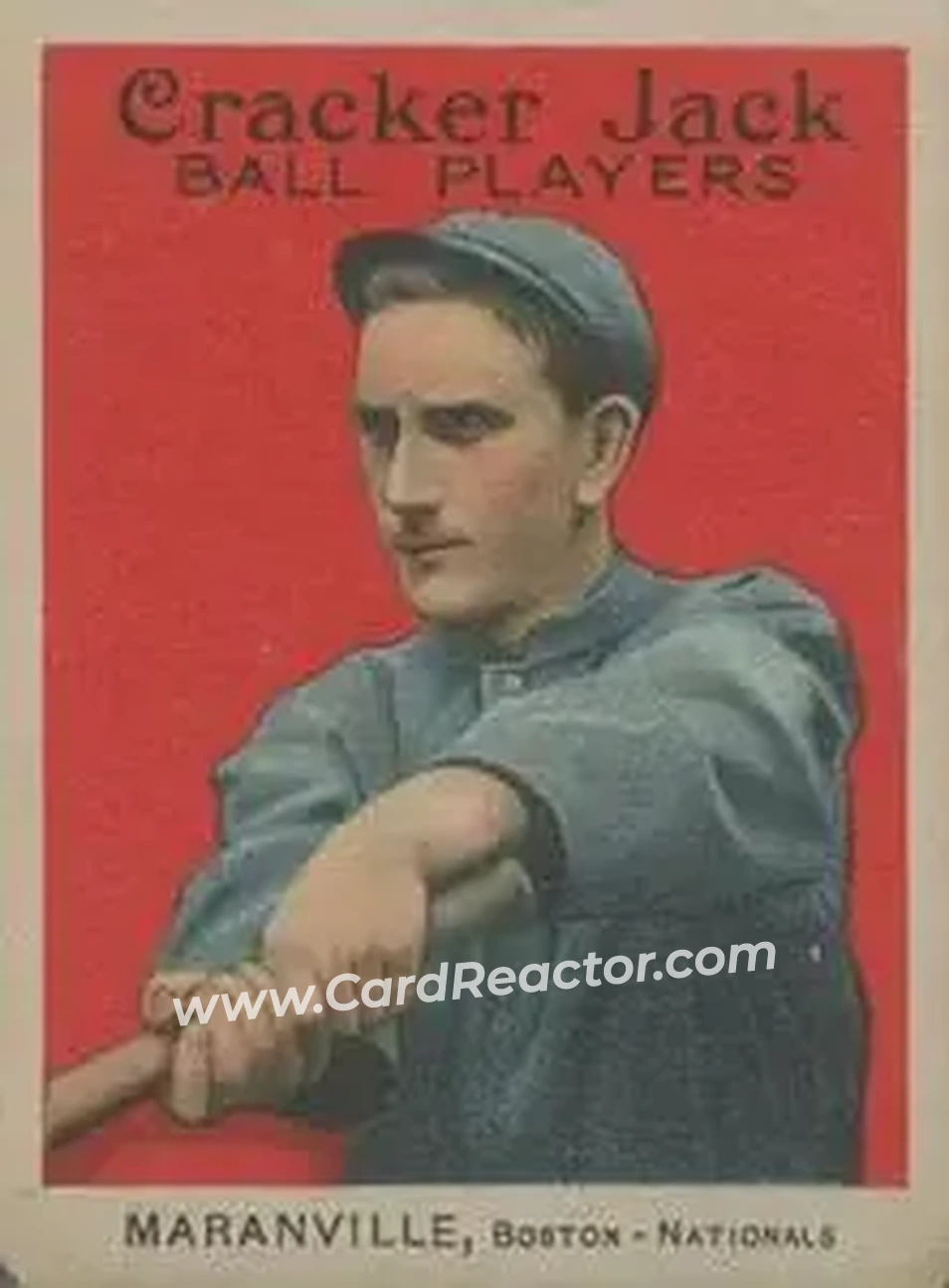 1914 Cracker Jack (E145) #136 Rabbit Maranville