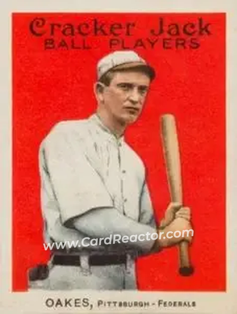1914 Cracker Jack (E145) #139 Rebel Oakes